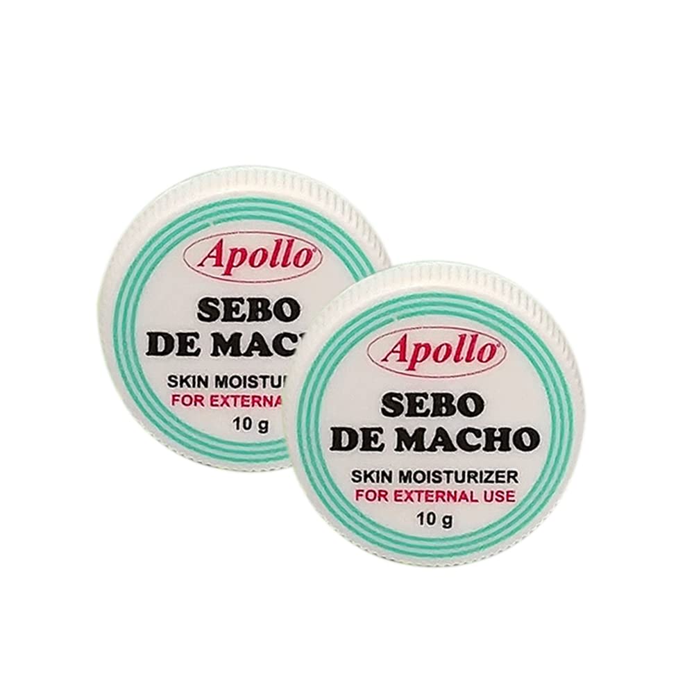 Apollo Sebo de Macho jar of mutton tallow for natural scar care and skin nourishment.