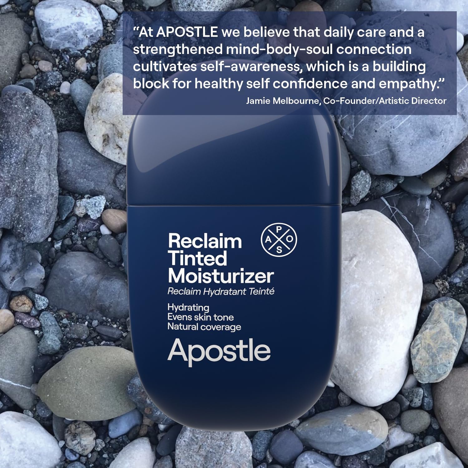 APOSTLE Reclaim packaging close-up with Blue Mountain Complex label.