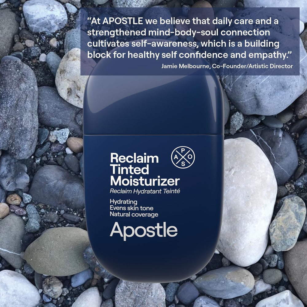 APOSTLE Reclaim packaging close-up with Blue Mountain Complex label.