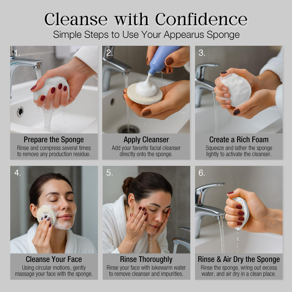 Appearus sponges designed for single-use in professional settings for hygiene.