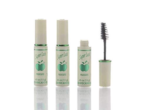 APPLE COSMETIC Apple Mascara Super Lash Avocado wand closeup for buildable definition.