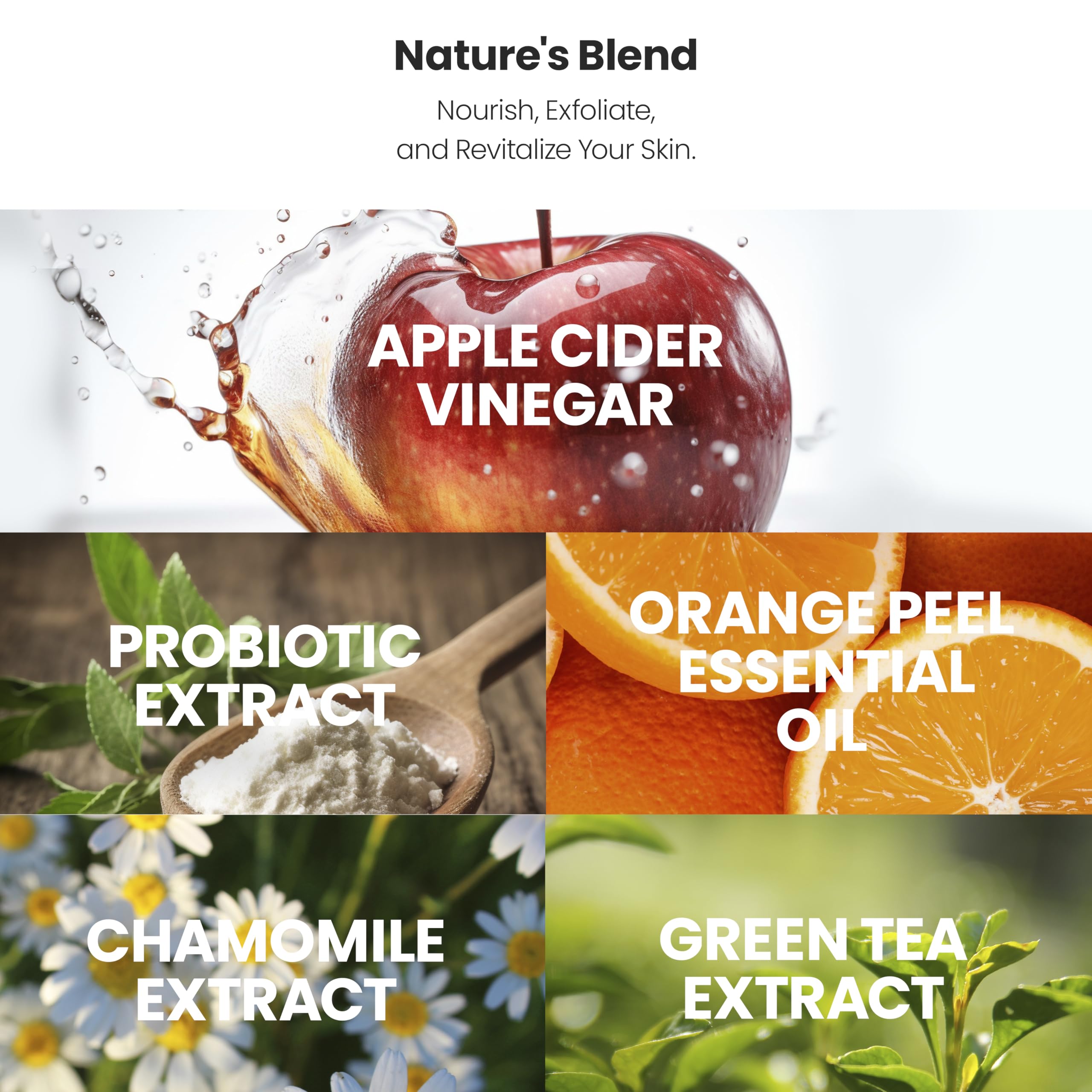 AppleBiotic probiotic extract illustration on bottle for balanced skin
