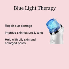 Appolus blue light head for targeted skin brightening.