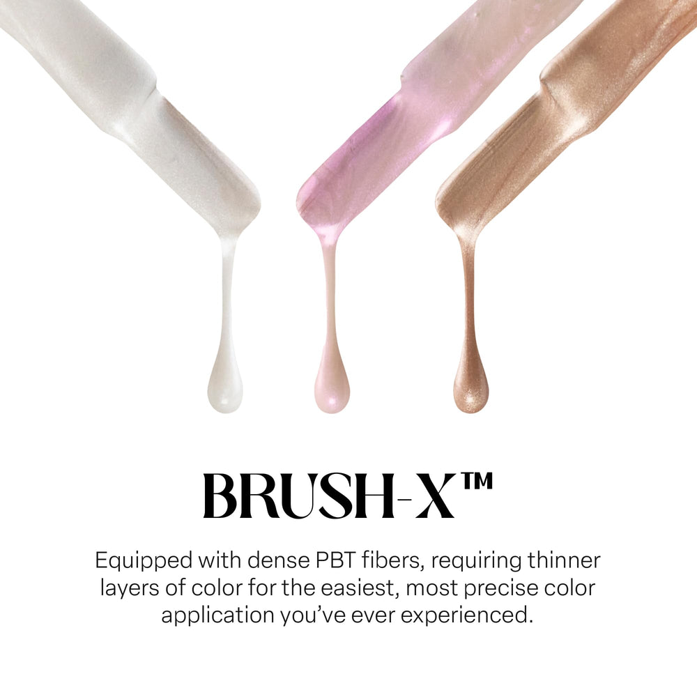 APRÉS Brush-X detail illustrating balanced, precise application