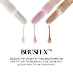 APRÉS Brush-X detail illustrating balanced, precise application