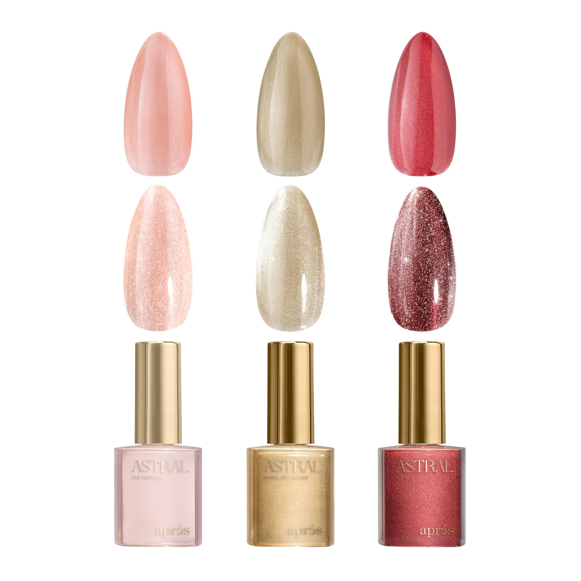 APRÉS Astral Velvet Cat Eye bottle with premium cosmic shimmer.