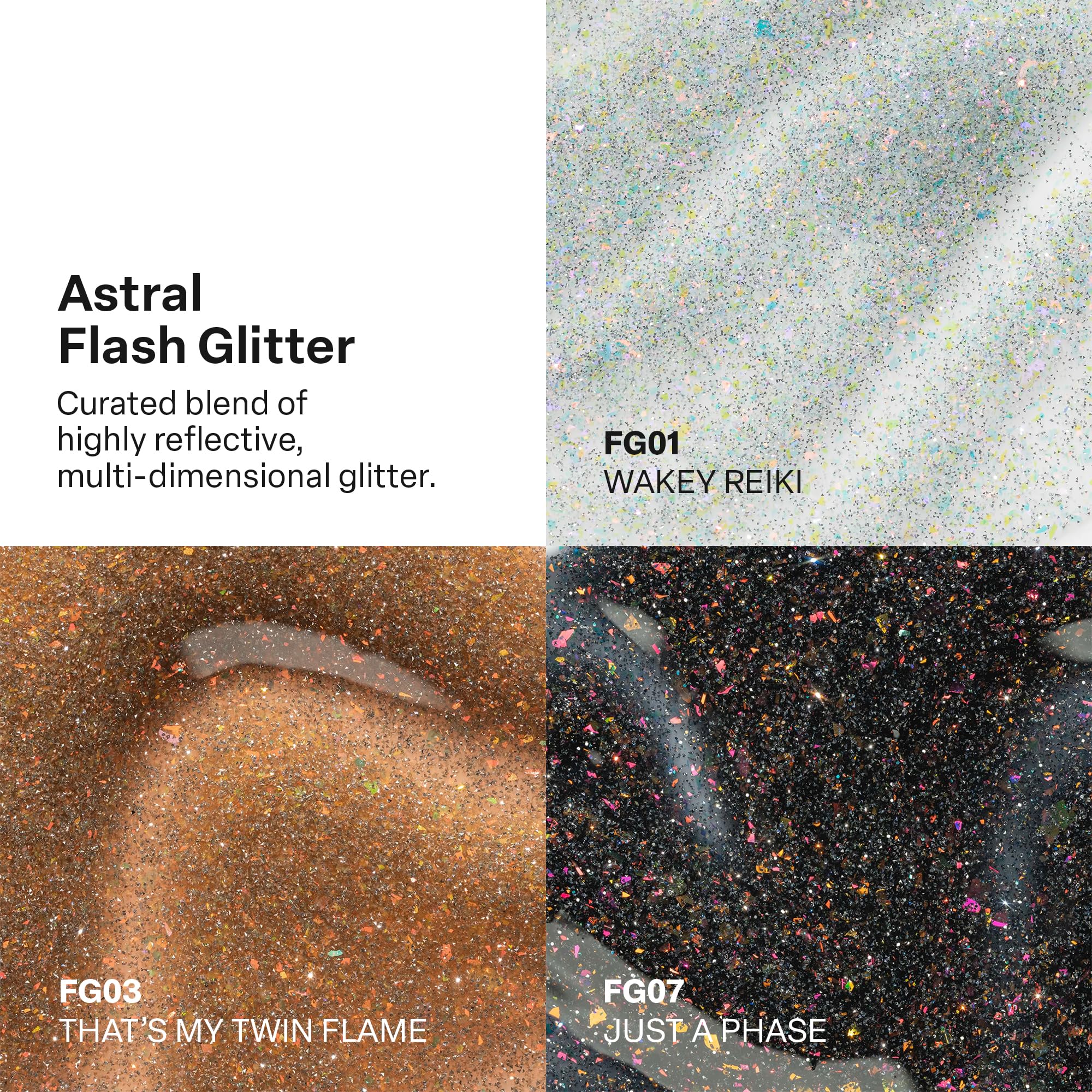 APRÉS Astral Pearlescent finish bottle adds dimensional glow and easy self-leveling coverage