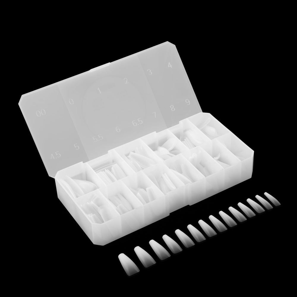 APRÉS Ombre Gel-X tips square shape for bold edges