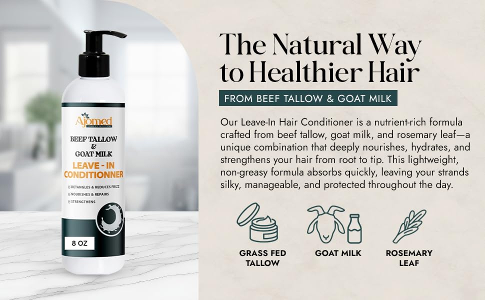 Application sur cheveux mouillés, absorption rapide et hydratation durable.