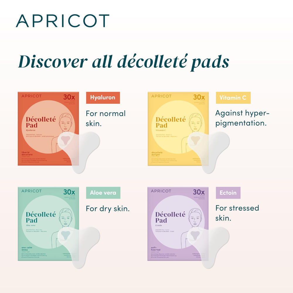 APRICOT Liberté Décolleté pad—Made in Germany for quality assurance.