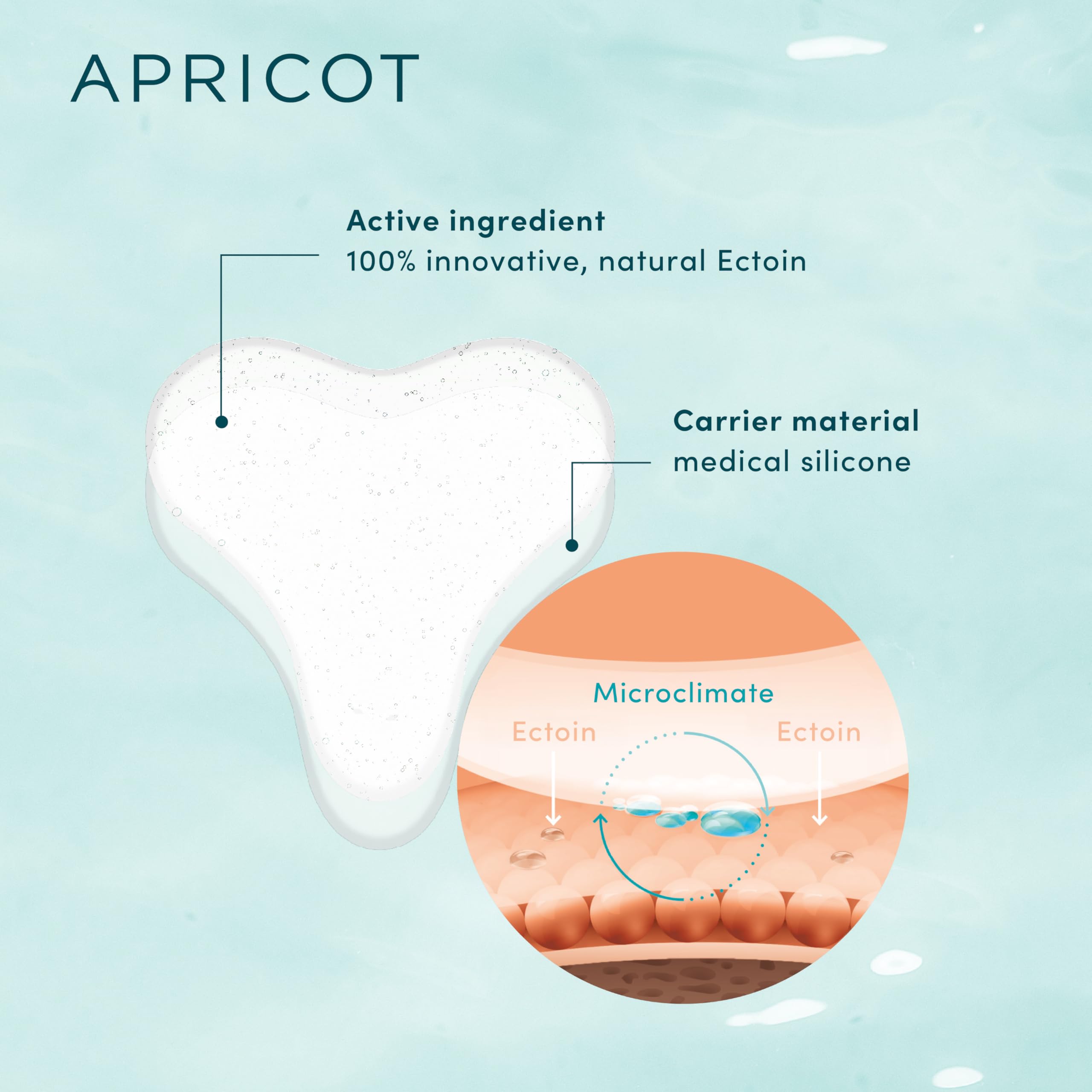 APRICOT vegan cruelty-free pad for ethical skincare