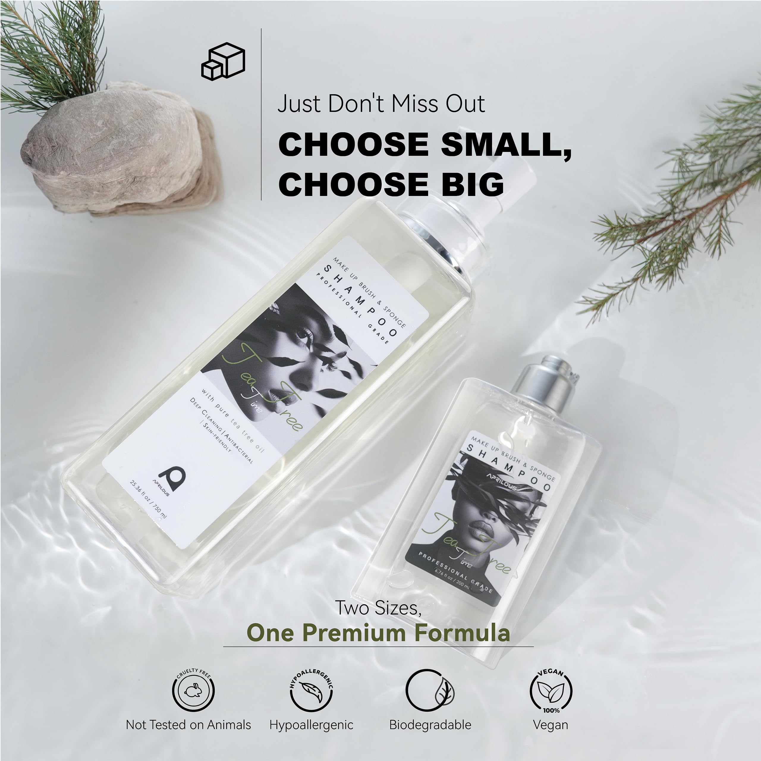 Aprilous vegan-cruelty-free-label signals ethical skincare-friendly cleaning.