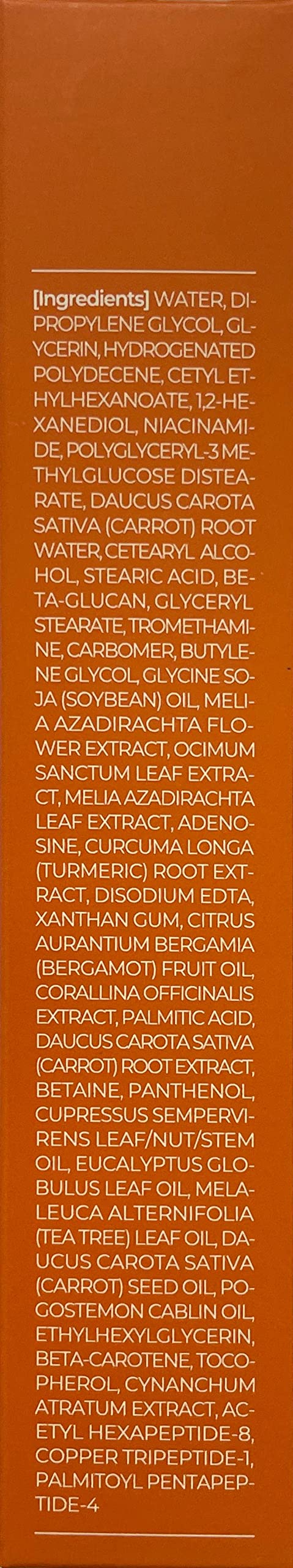 Morning application of APRILSKIN Carrotene Clarifying Cream promoting balanced hydration