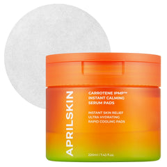 APRILSKIN Carrotene IPMP serum pad bottle—rich formula for quick nourishment.