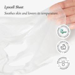APRILSKIN Carrotene IPMP sheet mask closeup texture highlighting breathable material