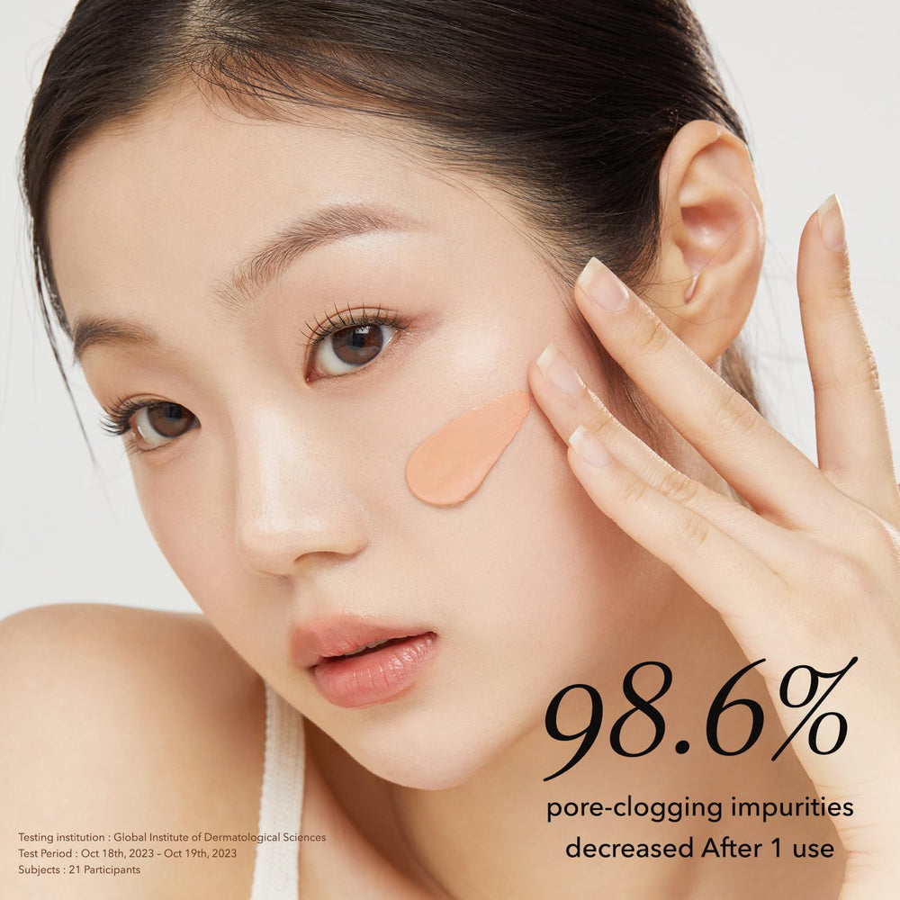 APRILSKIN cleansing balm duo aids pre-cleanse before masking.