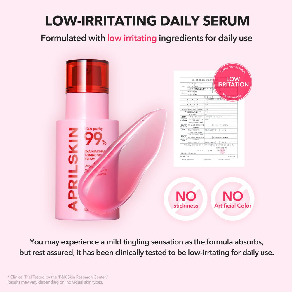 APRILSKIN Fast absorption with non sticky finish for comfortable wear