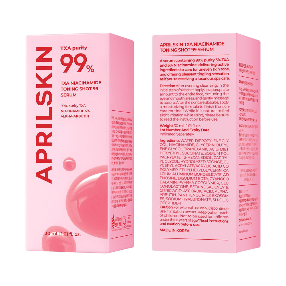 APRILSKIN Glow and refined pores preview after consistent use