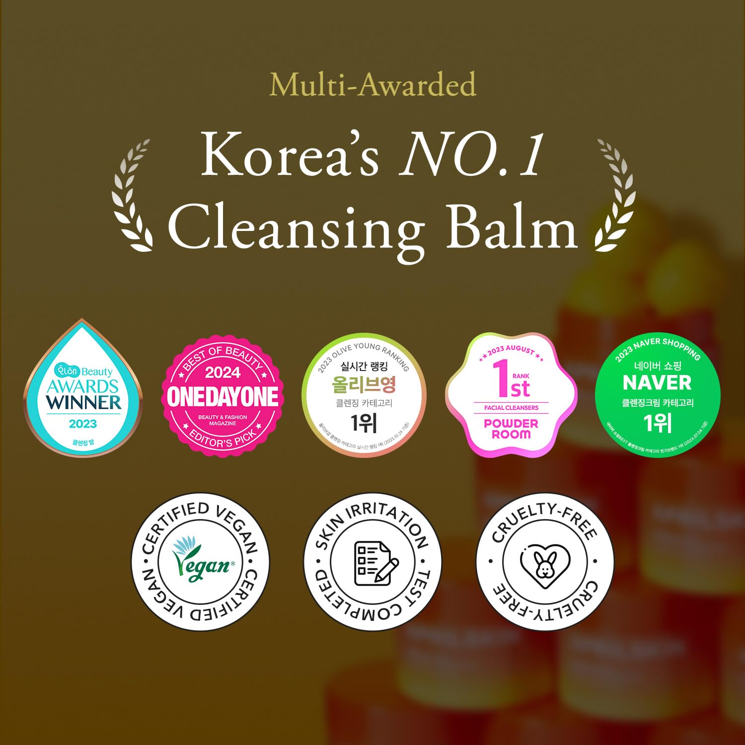 APRILSKIN Sorbet texture balm close-up highlighting smooth melt for makeup removal.