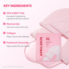 APRILSKIN TXA Pink Capsule Gel Mask capsules containing TXA with no stickiness