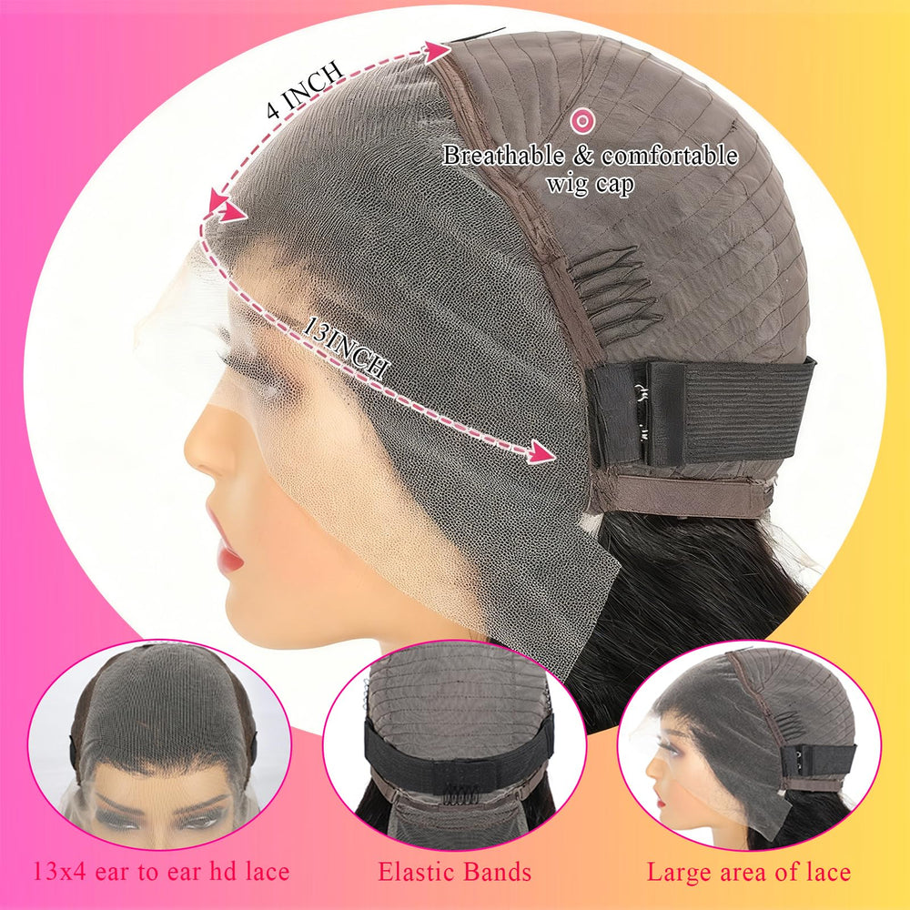 Aptatuse 180 density Brazilian virgin hair adds full, breathable volume.