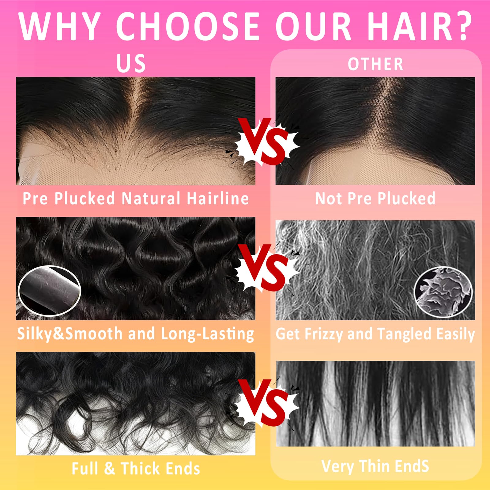 Aptatuse bleach knots front wig for a realistic scalp look.