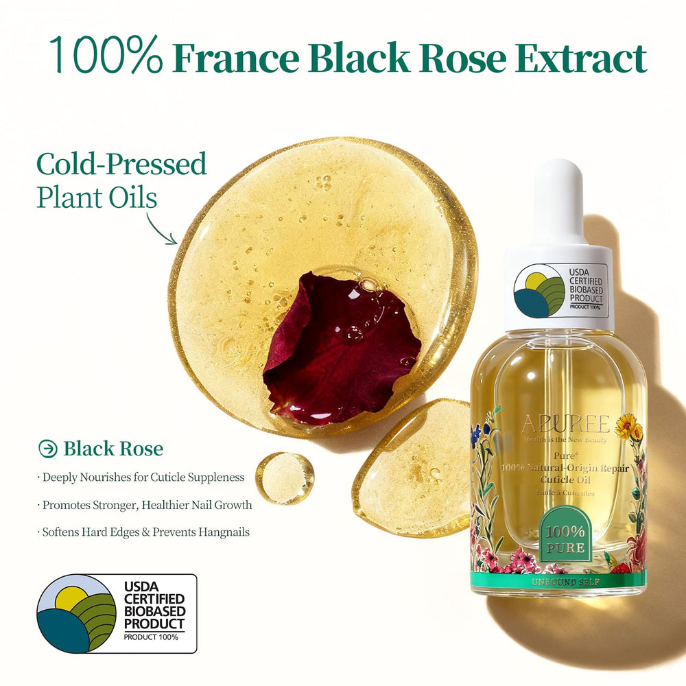 APUREE vegan USDA-certified cuticle oil for daily nail care