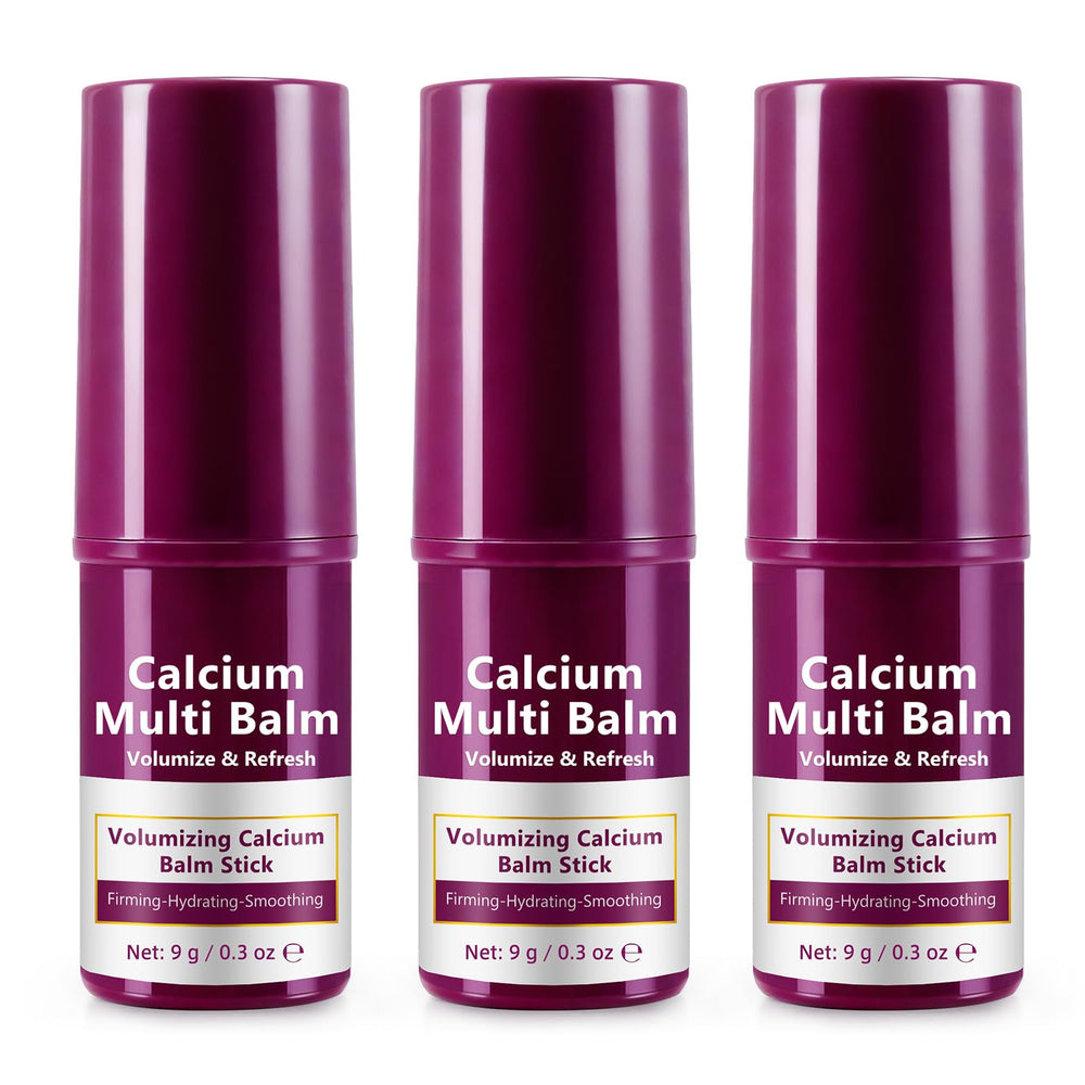 APUUFYQC Calcium Multi Balm Stick 3Pack close-up shows creamy texture for hydration