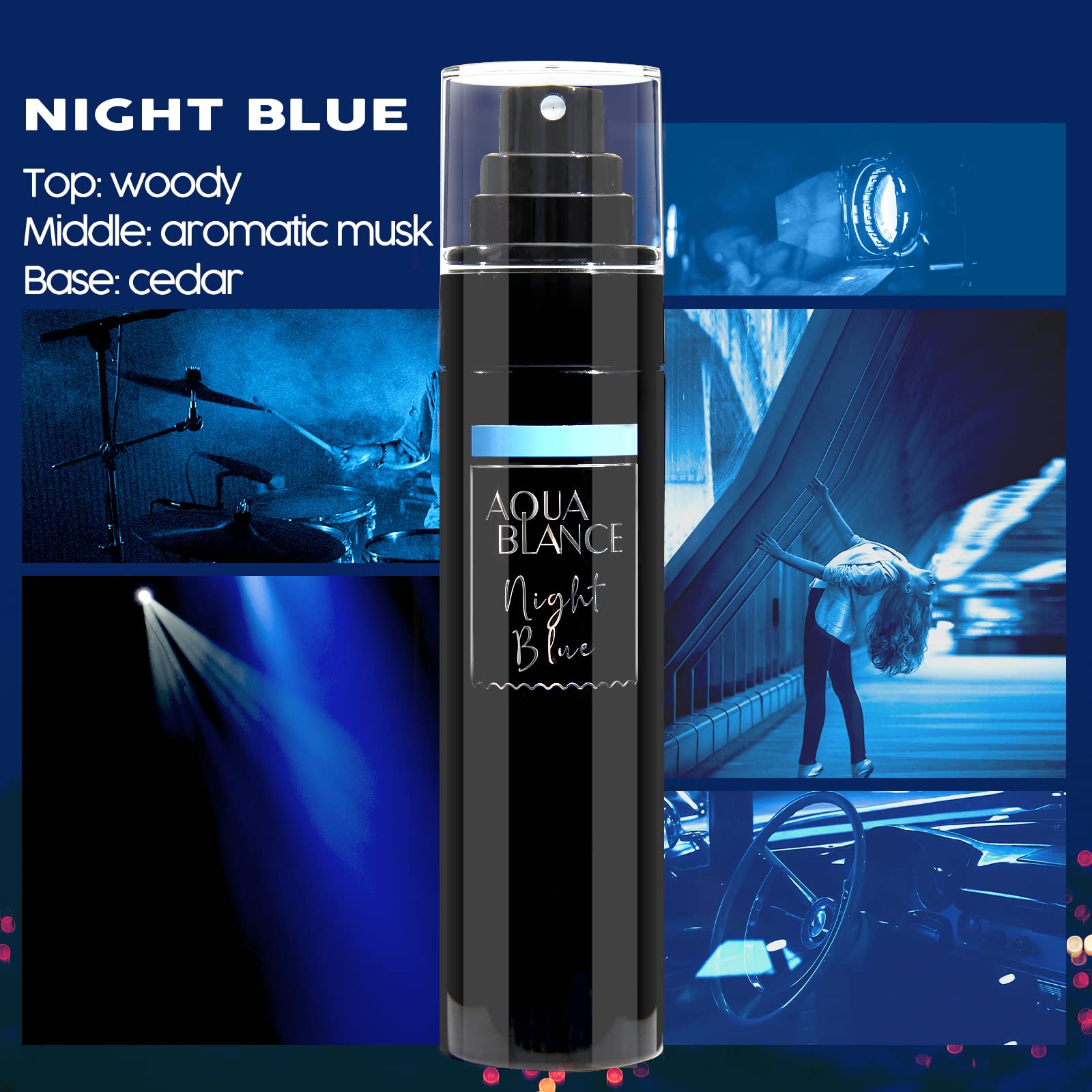 AQUA BLANCE Body Spray Set Pack keeps you fresh all day.