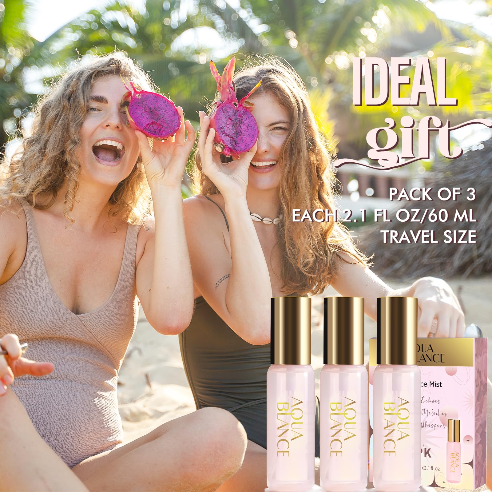 AQUA BLANCE Easy Application bottle provides light, even spritz