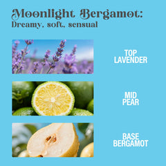 Aqua Blance Moonlight Bergamot fragrance mist spray for all-day freshness and easy application.