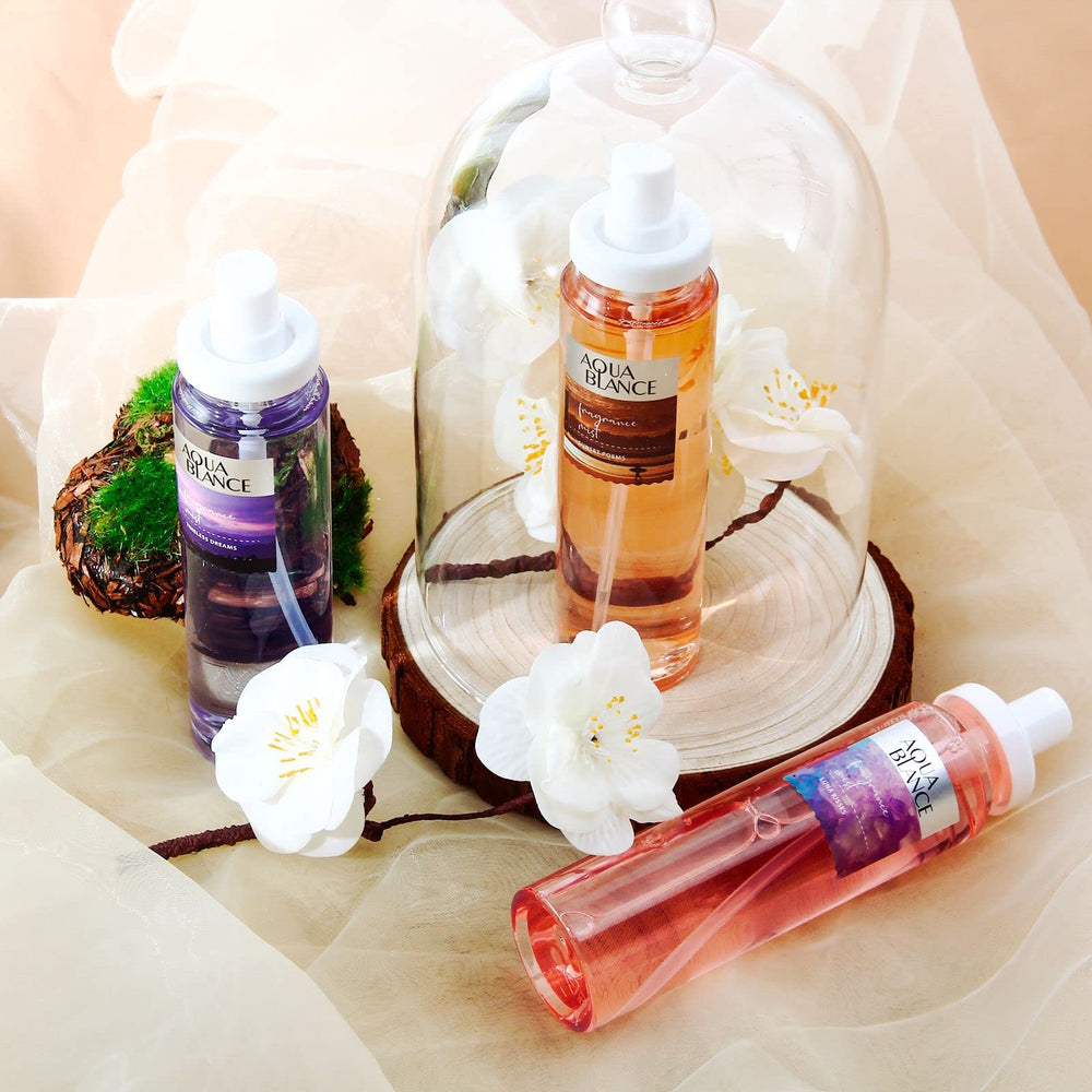 Aqua Blance night-out scent enhances subtle, confident presence.