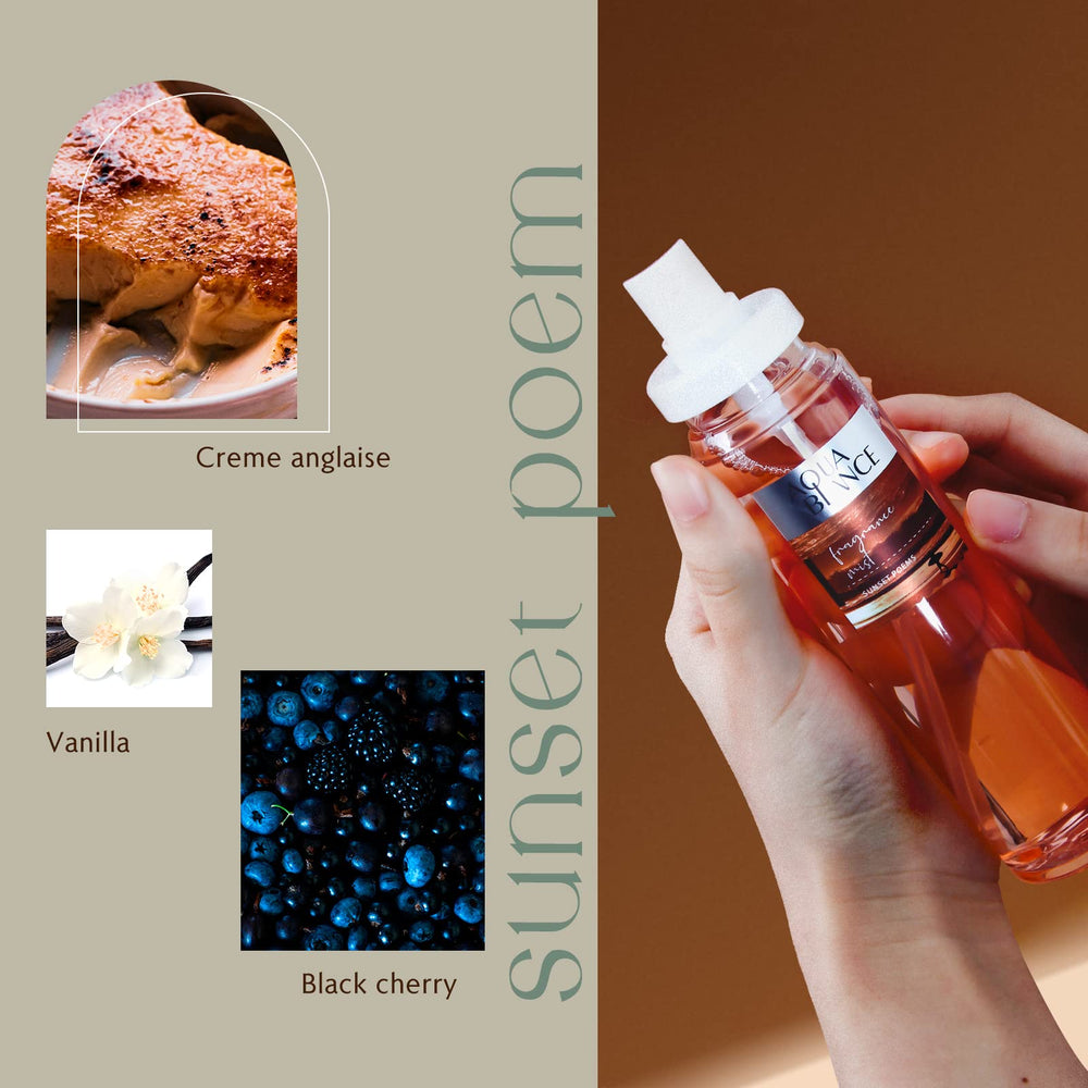 Aqua Blance timeless-dreams note cherry blossoms captures floral brightness.