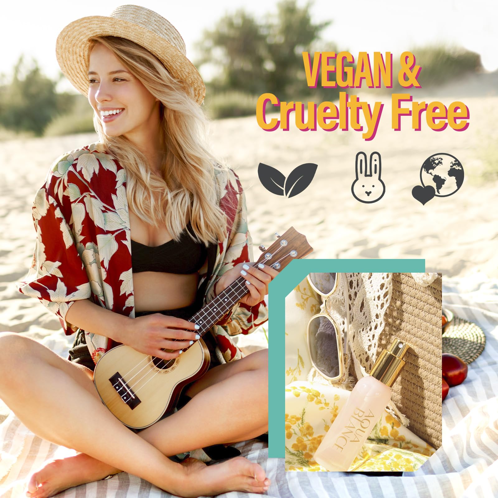 AQUA BLANCE Vanilla Woodland mist spray emphasizing cozy, long lasting scent throughout the day.