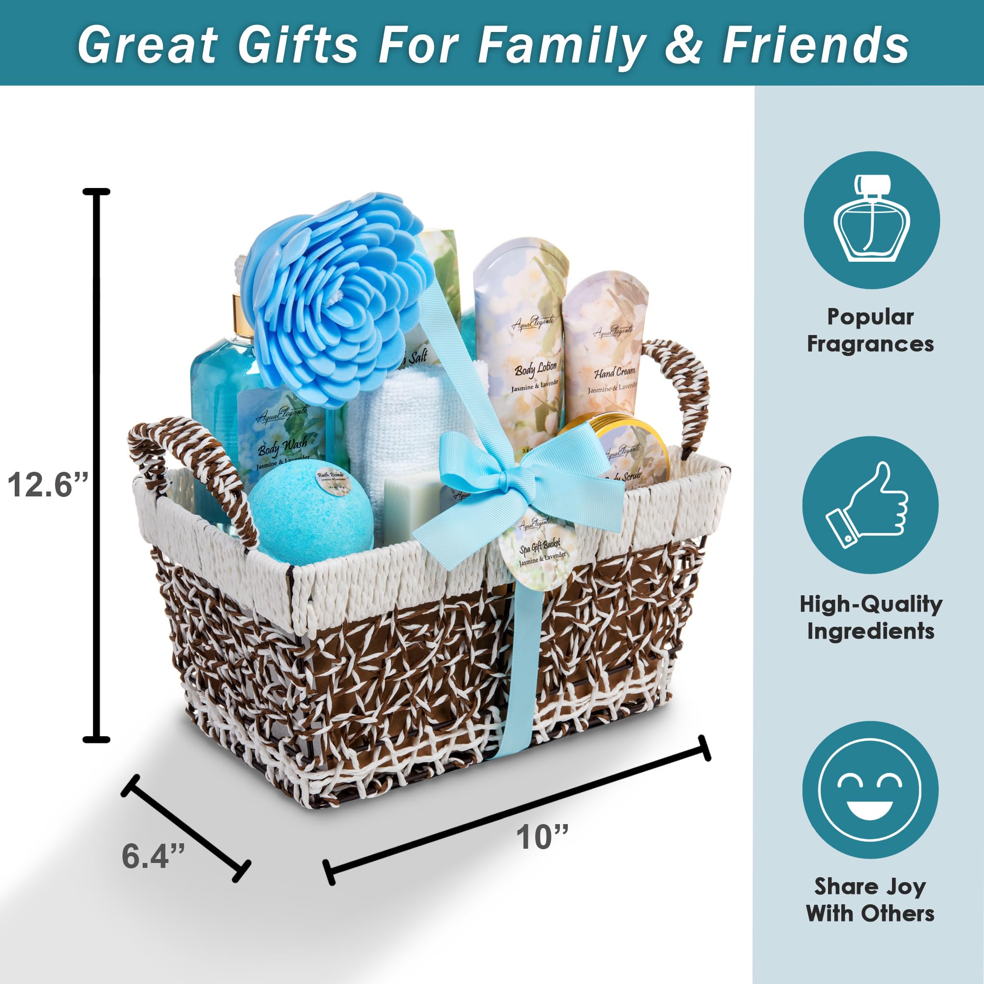 Aqua Elegante bath bombs showing color and fragrance for a luxurious soak.