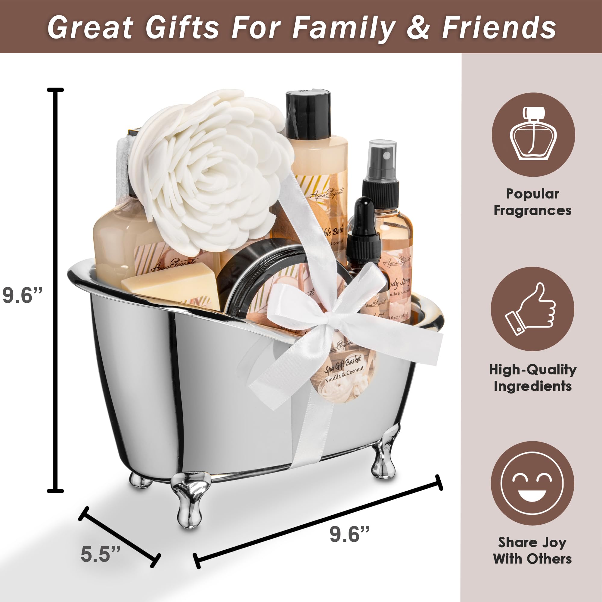 Aqua Elegante bath oil enhances relaxation with soothing aromatics.