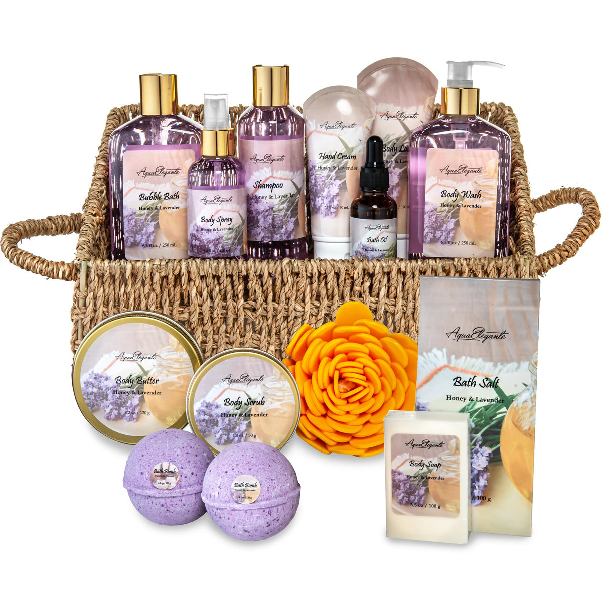 Aqua Elegante Honey Lavender Body Wash for luxurious cleansing and scent