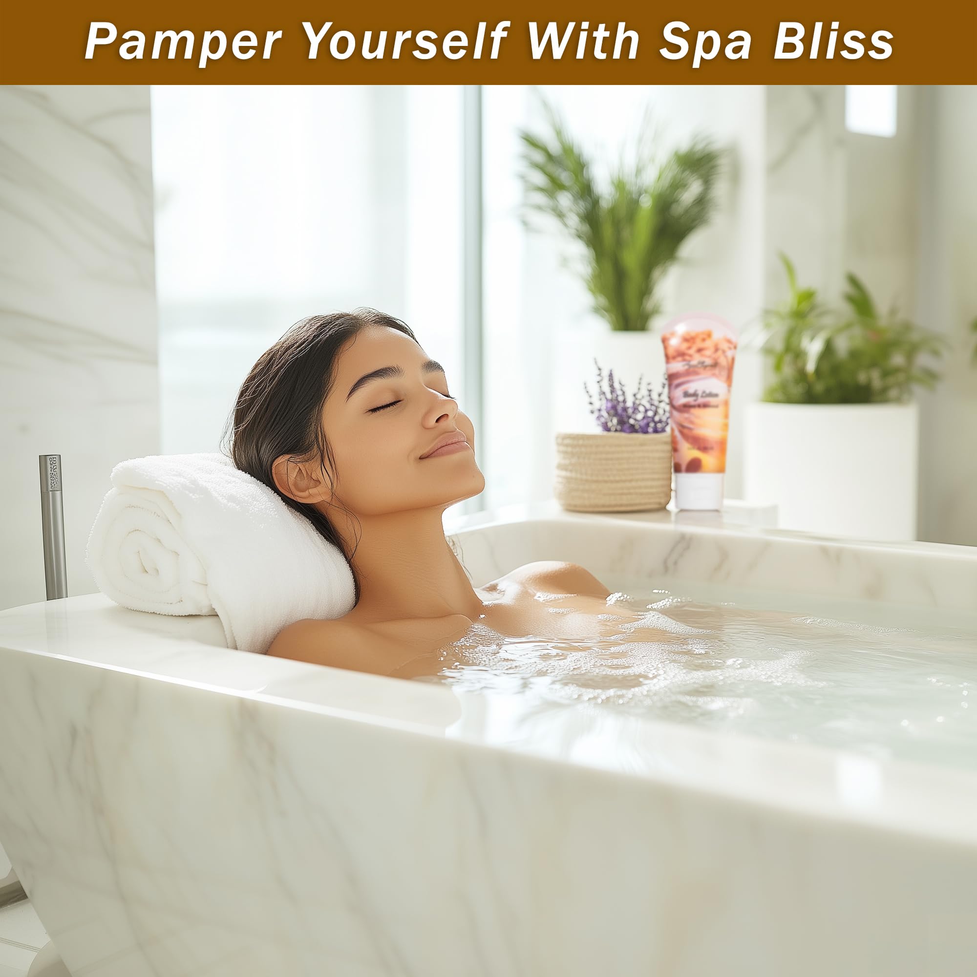 Aqua Elegante towel included in spa set for cozy post-bath wrap
