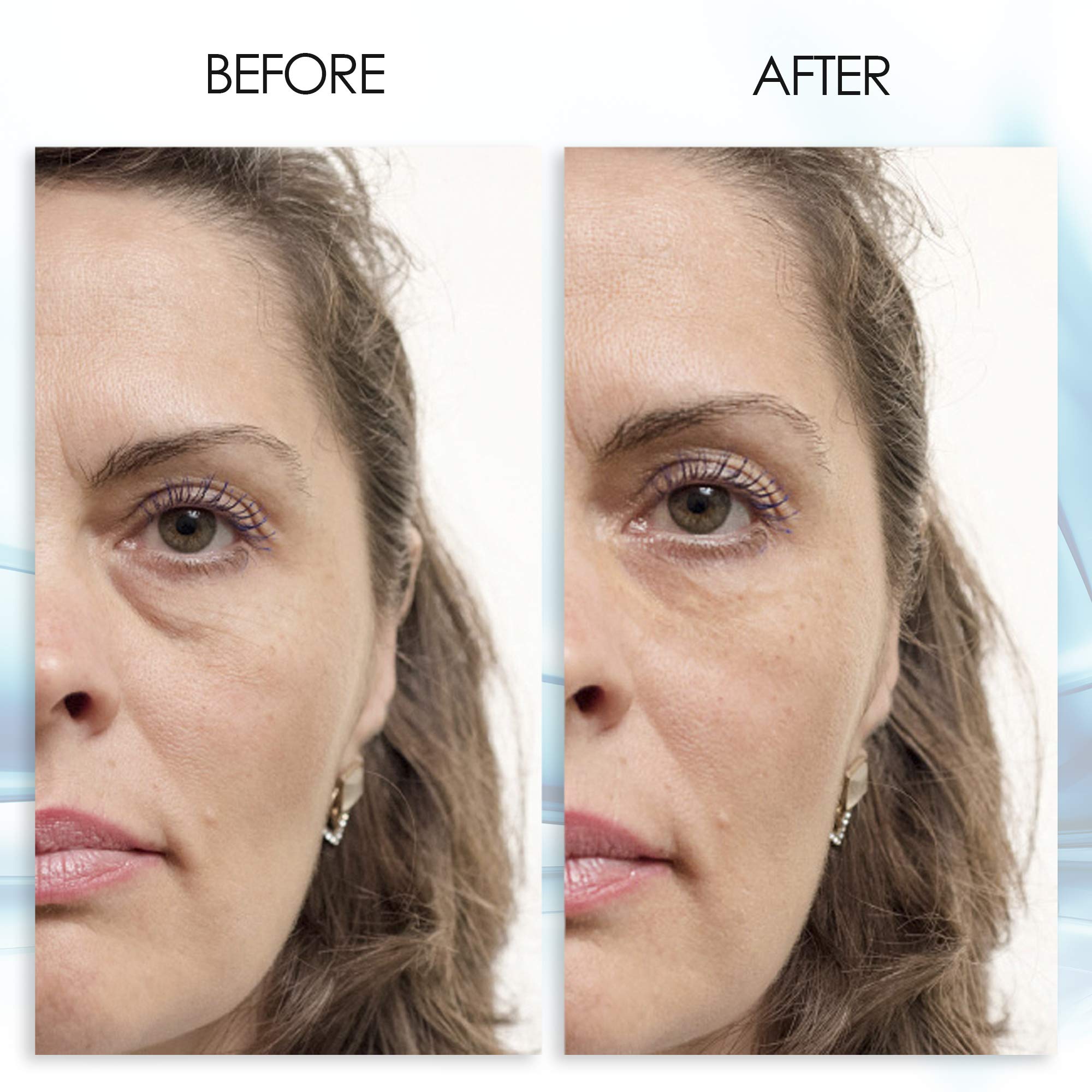 A Aqua Mineral brightening under-eye gel improving the appearance of dark circles.