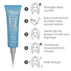 Illustration of Aqua Mineral Eyeliss Complex with rapid under-eye improvement.
