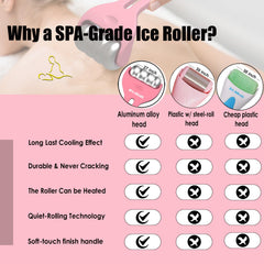 AQUAPEN Ice Roller dual-therapy design enabling refreshing cold and soothing heat on the skin.