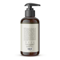 Aquableu Advanced Therapy Conditioner ingredients closeup, highlighting rosemary and biotin for vitality.