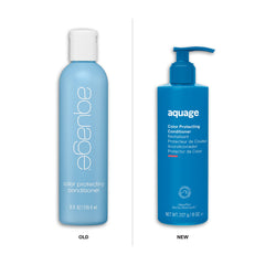 Application of Aquage deep-penetrating moisturizer nourishes color-treated strands.