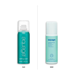 Aquage Uplifting Foam mousse application for wet or dry styling.