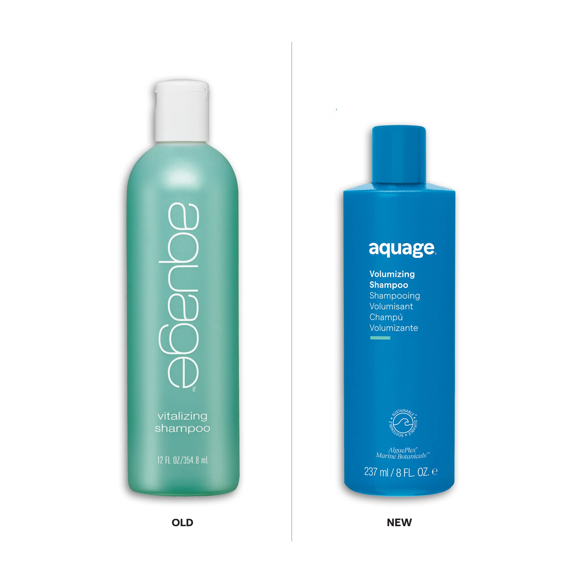 Aquage Volumizing Shampoo rich lather ready for cleansing