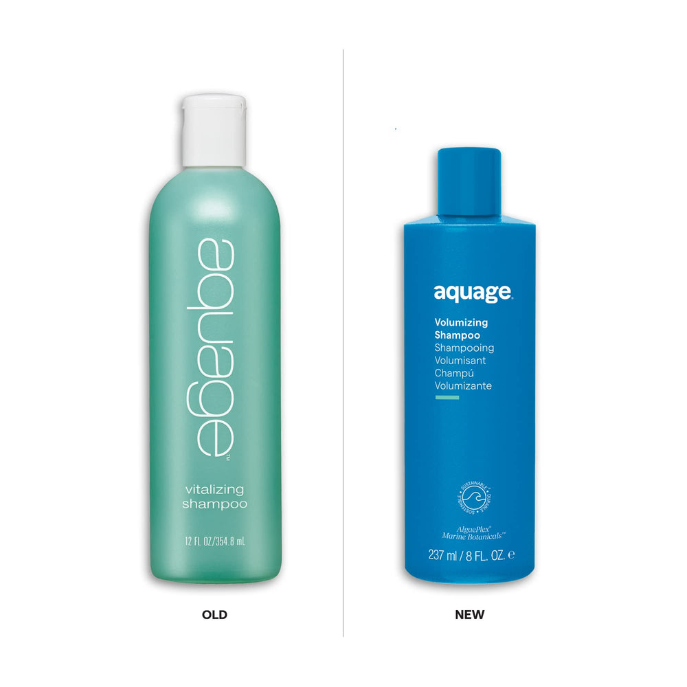 Aquage Volumizing Shampoo rich lather ready for cleansing