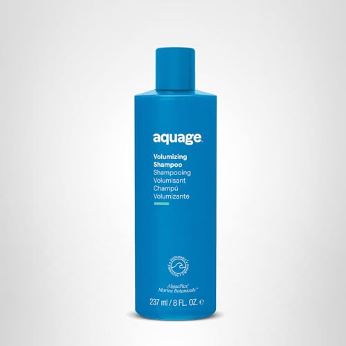 Aquage Volumizing Shampoo packaging display in a compact bottle