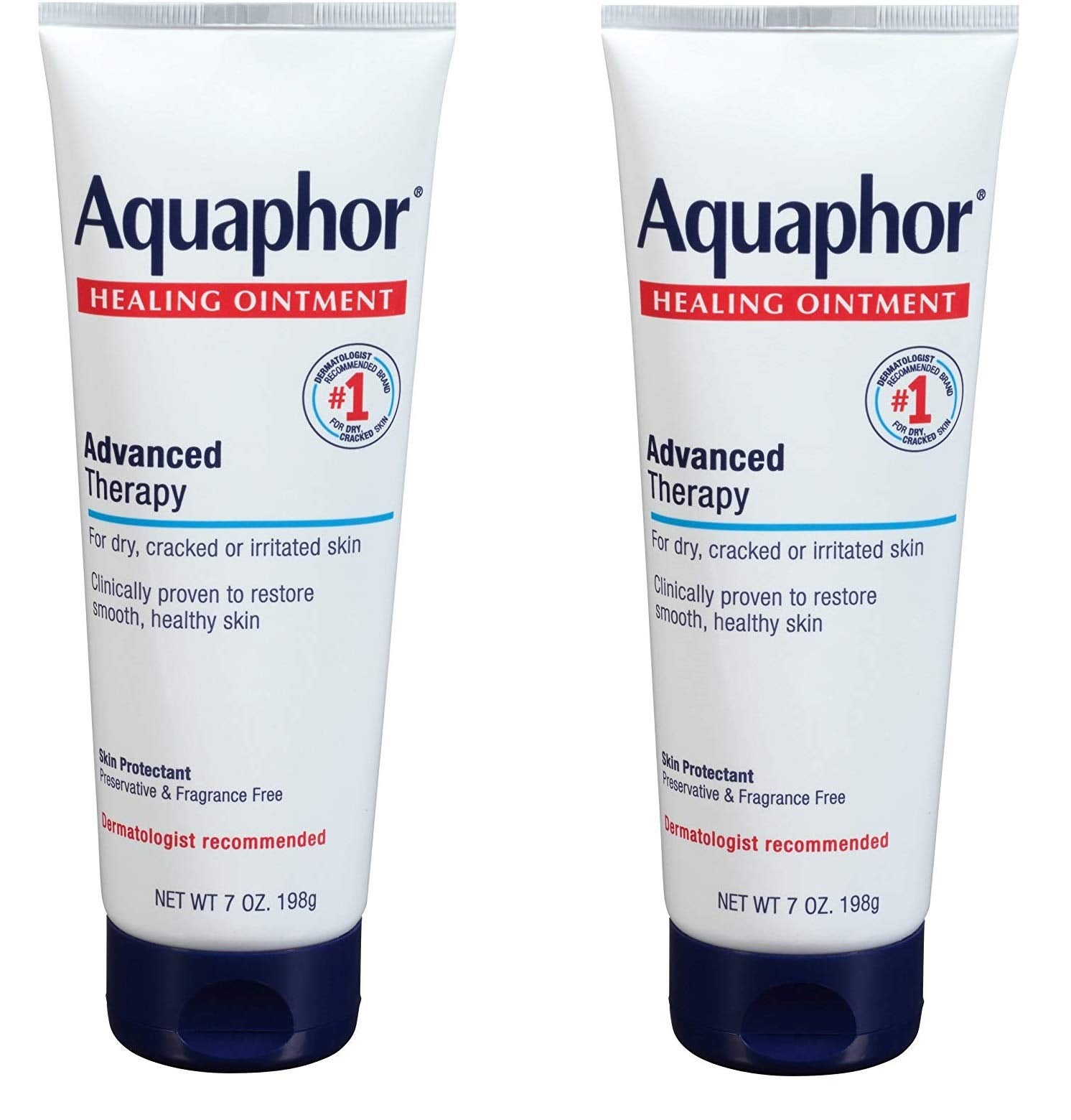 Aquaphor Healing Ointment 7 oz tube protects dry skin with fragrance-free moisture
