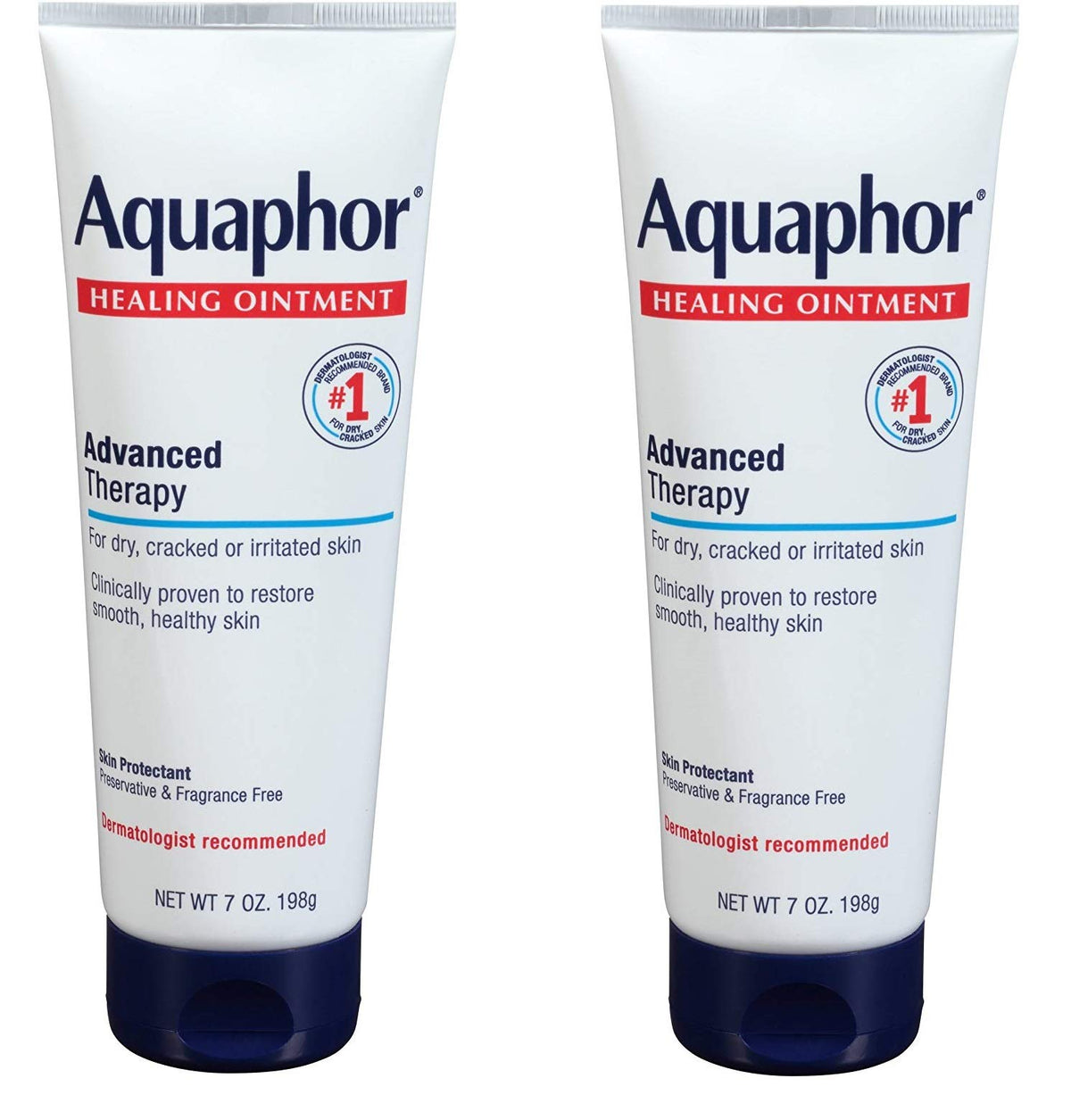 Aquaphor Healing Ointment 7 oz tube protects dry skin with fragrance-free moisture