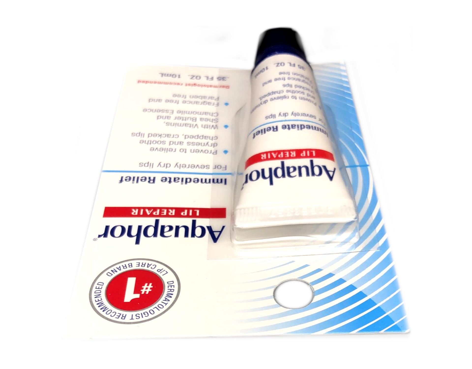 AQUAPHOR Lip Repair fragrance-free formula suitable for sensitive lips.